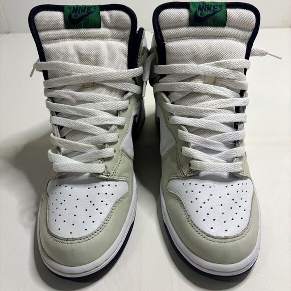 2004 Nike Dunk High Lt Bone Obsidian Classic Green 305287-041 Vintage Cream Y2K main image 10